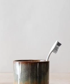 Creative Co Op New Glazed Ceramic Cup W/ Spout