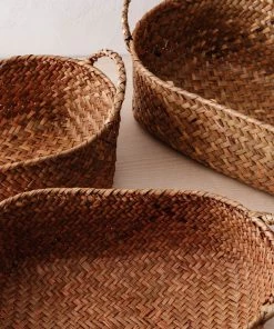 47th & Main New Oval Seagrass Baskets (Set Of 3)