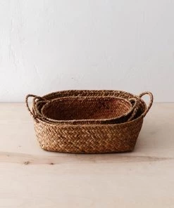 47th & Main New Oval Seagrass Baskets (Set Of 3)