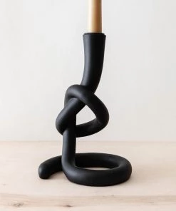 Bloomingville New Knotted Resin Taper Holder