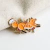 Lone Fox LF Fox Enamel Pin
