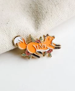 Lone Fox Enamel Pin Set