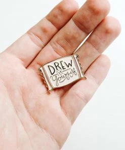 Lone Fox Drew It Yourself Enamel Pin New