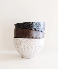 Lone Fox Skyler Stoneware Ice Cream Bowls