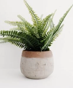 Lone Fox Landon Terracotta Planter New