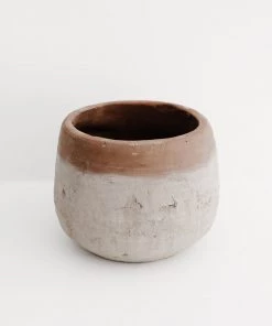 Lone Fox Landon Terracotta Planter New