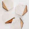 Lone Fox Contrast Hexagon Coasters New