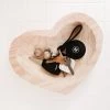 Lone Fox New Mia Wood Heart Bowl