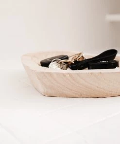 Lone Fox New Mia Wood Heart Bowl