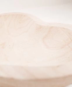 Lone Fox New Mia Wood Heart Bowl