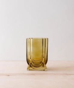 Creative Co Op Alma Recycled Glass Vase New