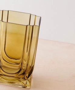 Creative Co Op Alma Recycled Glass Vase New