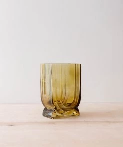 Creative Co Op Alma Recycled Glass Vase New