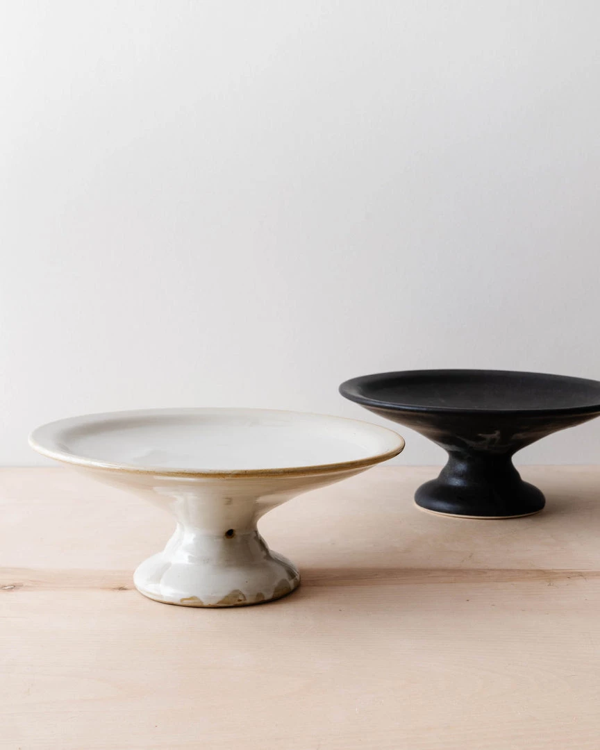 Creative Co Op Galilee Pedestal Tray / Vessel 5 Creative Co Op Galilee Pedestal Tray / Vessel