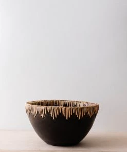 Creative Co Op Best Sellers Rattan Stitched Terracotta Bowl