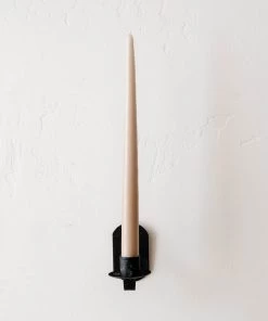 The Hearthside Collection Iron Wall Sconce Taper Holder