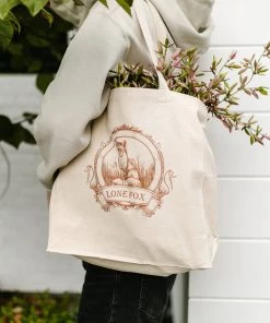 Lone Fox Heritage Canvas Tote