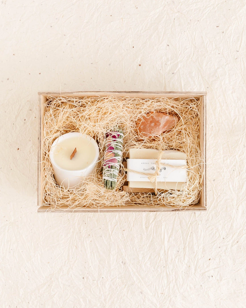 Among The Flowers (Faire) New "Sacred Spaces" Self Care Gift Box 3 Among The Flowers (Faire) New "Sacred Spaces" Self Care Gift Box