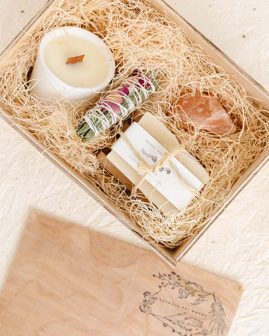 Among The Flowers (Faire) New "Sacred Spaces" Self Care Gift Box 4 Among The Flowers (Faire) New "Sacred Spaces" Self Care Gift Box