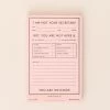 Made Market Co. "I'm Not Your Secretary" Notepad New