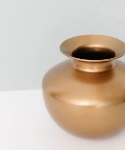 Made Market Co. Brass Lota Vase New