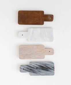 Made Market Co. Marble & Wood Mini Board Set New