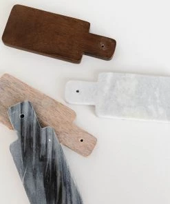 Made Market Co. Marble & Wood Mini Board Set New