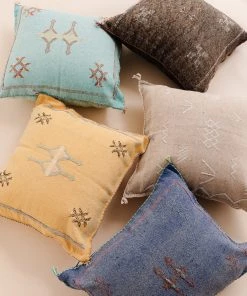 Lone Fox Vintage Silk Sabra Pillow Cover