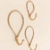 Lone Fox New Rattan Wall Hooks (Set Of 3) 1 Lone Fox New Rattan Wall Hooks (Set Of 3)