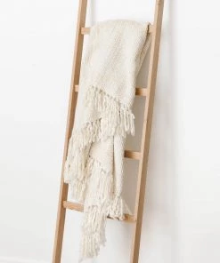 Tajik Home LLC New Marled Basketweave Knit Throw