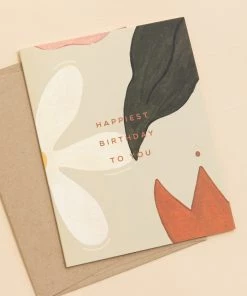 Lone Fox Happiest Birthday Card New