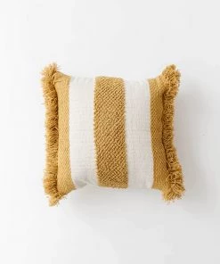 Tajik Home LLC Logan Fringe Pillow Cover New