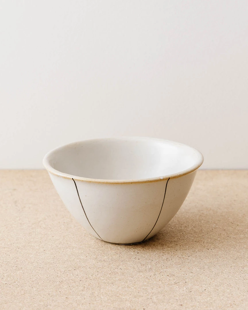 Creative Co Op Striped Stoneware Bowls (Set Of 4) 6 Creative Co Op Striped Stoneware Bowls (Set Of 4)