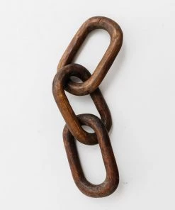 Lone Fox Hand Carved Reclaimed Wood Chain New