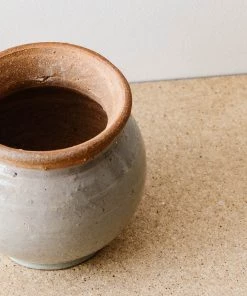 Made Market Co. New Hand Formed French Blue Planter