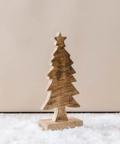 Creative Co Op New Mango Wood Christmas Trees