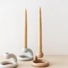Creative Co Op Sanders Taper Candle Holder New