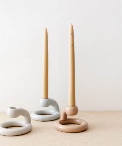 Creative Co Op Sanders Taper Candle Holder New