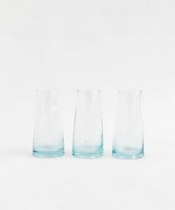 Verve Culture Recycled Cone Champagne Glasses (set Of 6) New