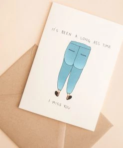 Lone Fox Long Ass Time Card New