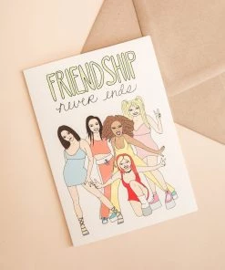 Lone Fox Friendship Never Ends Card