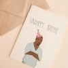 Lone Fox New Unhappy Birthye Card