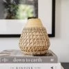 Lone Fox New Turner Woven Bamboo Vase