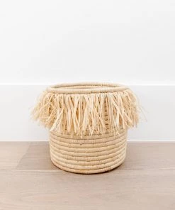 Lone Fox New Fringed Catch All Basket