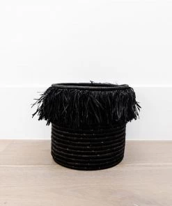 Lone Fox New Fringed Catch All Basket