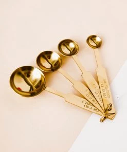 Lone Fox Remi Brass Measuring Spoons