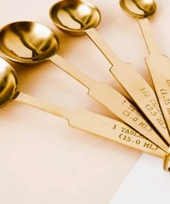 Lone Fox Remi Brass Measuring Spoons