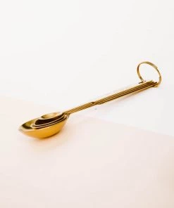 Lone Fox Remi Brass Measuring Spoons