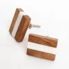 Indaba Marble + Wood Slice Knob New