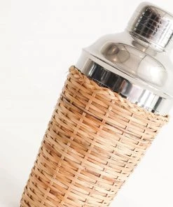 Lone Fox Rattan Cocktail Shaker